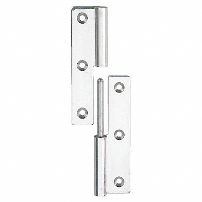 Lift-Off Hinge Polished 2-61/64x1-1/2 In MPN:KN-75R/SS