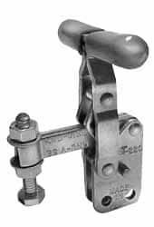 Manual Hold-Down Toggle Clamp: Vertical, 200 lb Capacity, Solid Bar, Straight Base MPN:SST-220