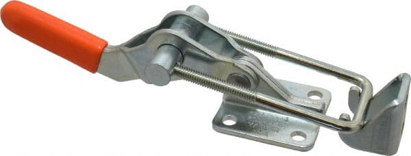 Pull-Action Latch Clamp: Horizontal, 2,000 lb, U-Hook, Flanged Base MPN:PCU-2001