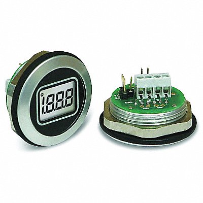 LCD Voltmeter Waterproof 3-1/2In. 200mV MPN:EM32-1B-LCD