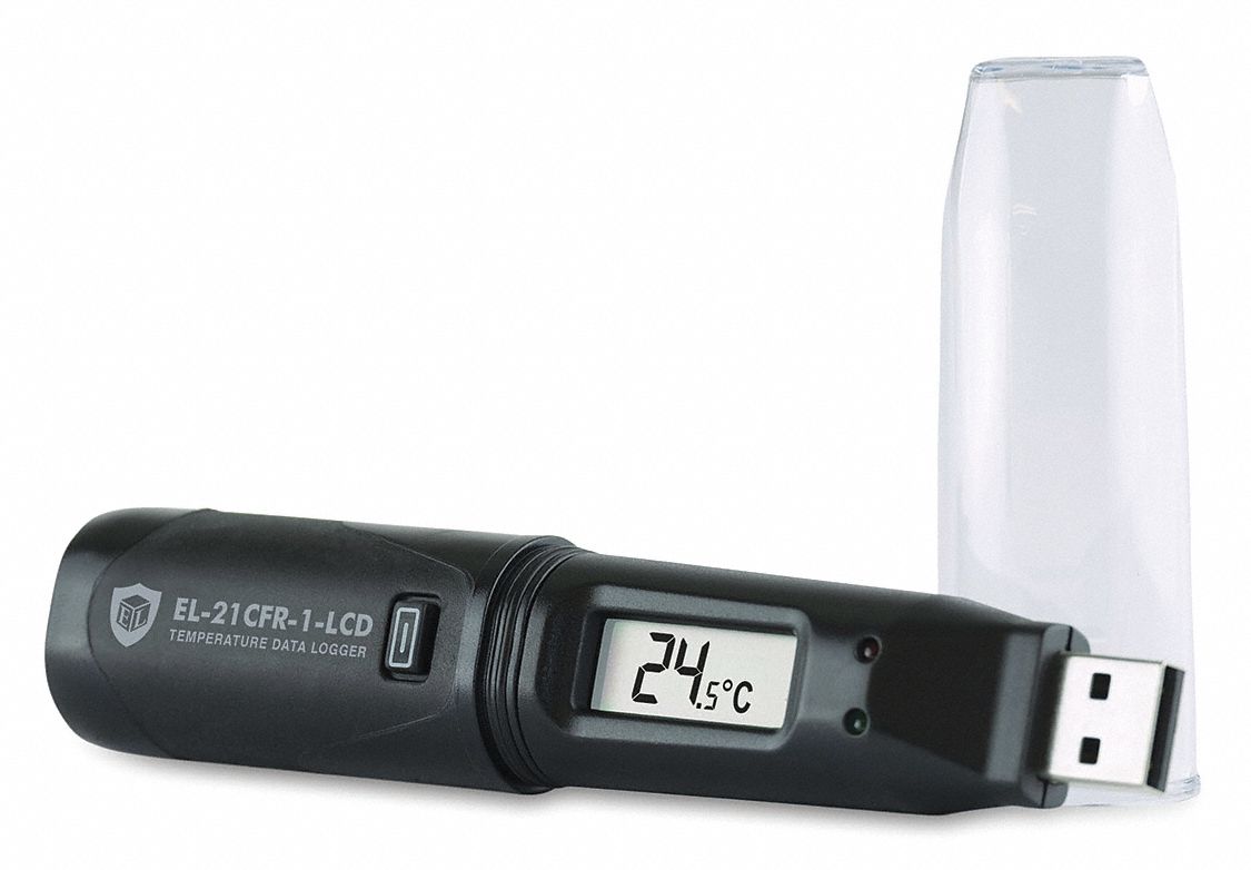 Temperature Data Logger 4.72 D 0.86 H MPN:EL-21CFR-1-LCD