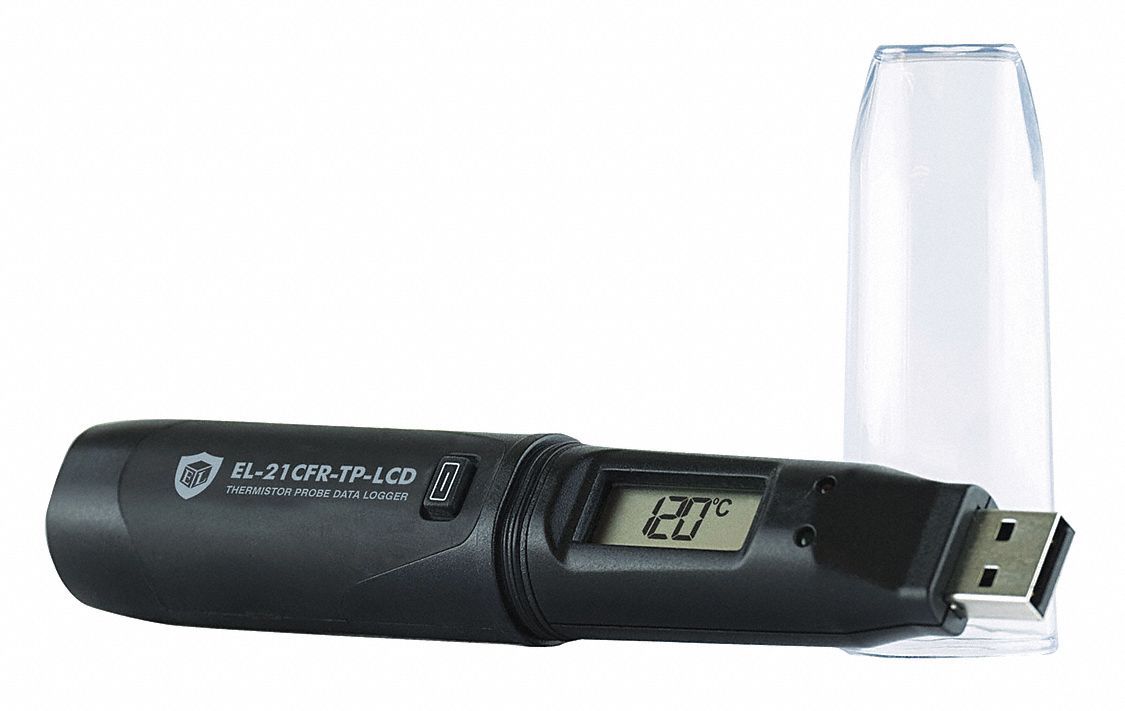 High Accuracy Probe Data Logger 5.31 D MPN:EL-21CFR-TP-LCD+