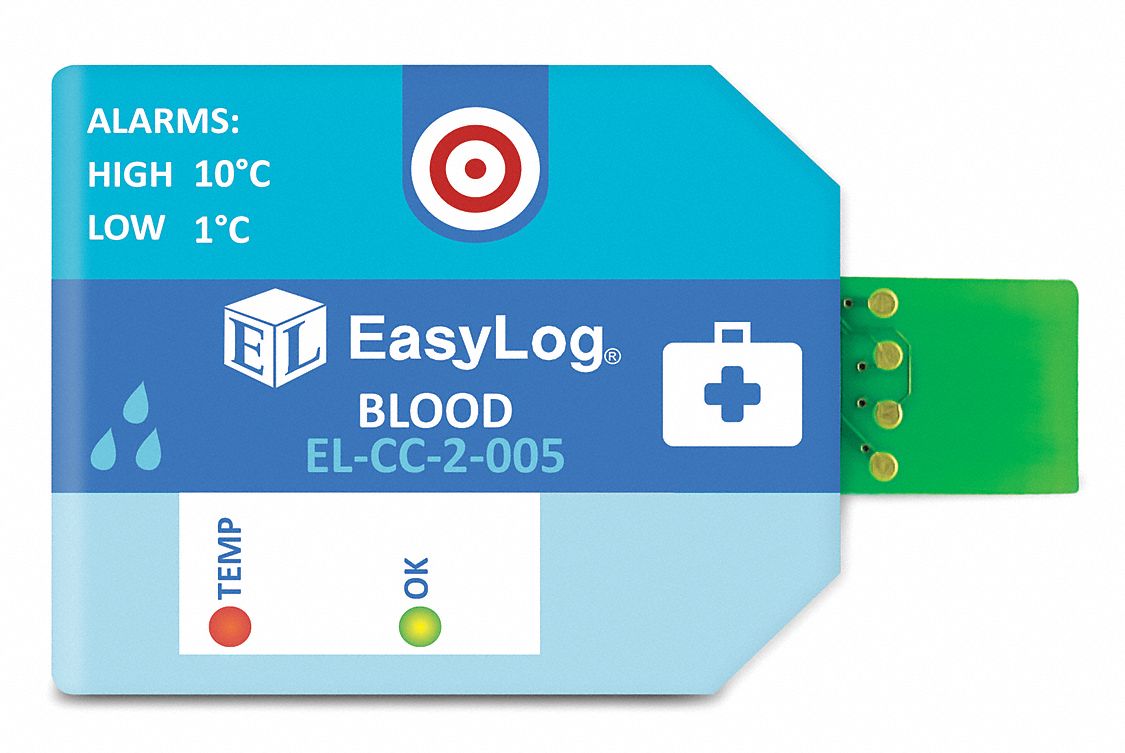 Blood Temp Data Logger 2.60 W PK10 MPN:EL-CC-2-005 PK10