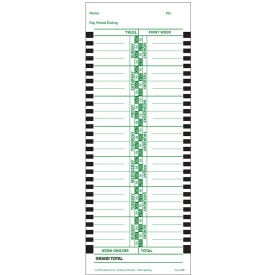 Lathem Thermal Print Time Card E8-B-1000/Box E8-B