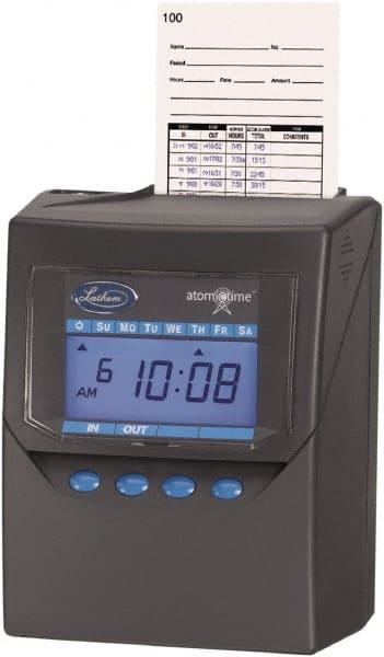 Totalizing Time Recorder, Gray, Electronic, Automatic MPN:LTH7500E