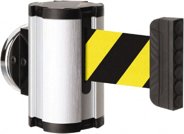 Pedestrian Barrier: Aluminum, Wall Mount, Use with Magnetic Barriers MPN:50-3010MG/SA/SF