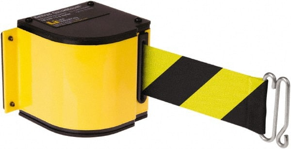 Wall-Mount Retractable Belt Barrier: Yellow MPN:50-3016M/YL/18/