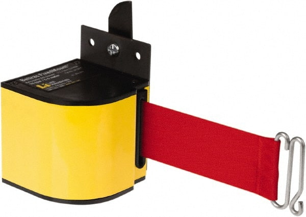 Wall-Mount Retractable Belt Barrier: Yellow MPN:50-3017YL/18/RD