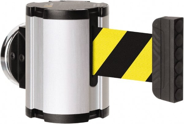 Pedestrian Barrier: Aluminum, Wall Mount, Use with Magnetic Barriers MPN:50-41300MG/SA/S