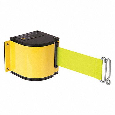 J5948 Retractable Belt Barrier Powder Coated MPN:50-3016U/YL/18/FY