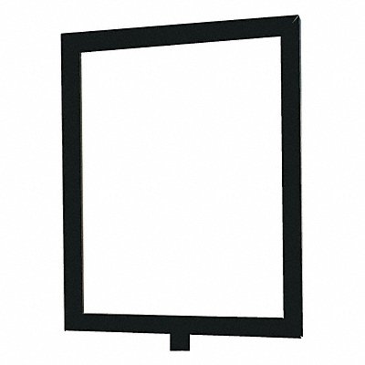 Acrylic Sign Black 14 in L MPN:FRAME-NOSC-33-1114HD-V