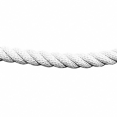 Barrier Rope 1-1/2 In x 6 ft White MPN:ROPE-TWST-32-06/0-X-XXXX-XX