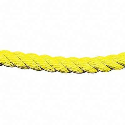 Barrier Rope 1-1/2 In x 6 ft Yellow MPN:ROPE-TWST-35-06/0-X-XXXX-XX