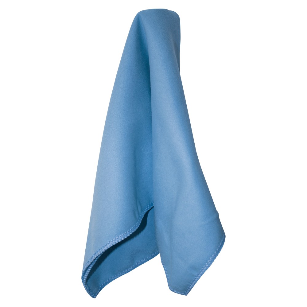 Impact Blue Microfiber Cleaning Cloth - 16in Length x 16in Width - 12 / Bag - Durable - Blue (Min Order Qty 3) MPN:LFK100