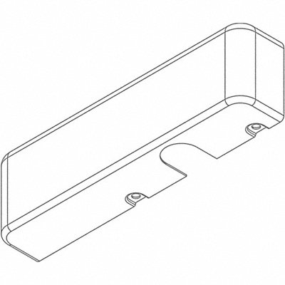 Standard Cover Alum 12-1/4 in L LH MPN:4020-72 LH AL