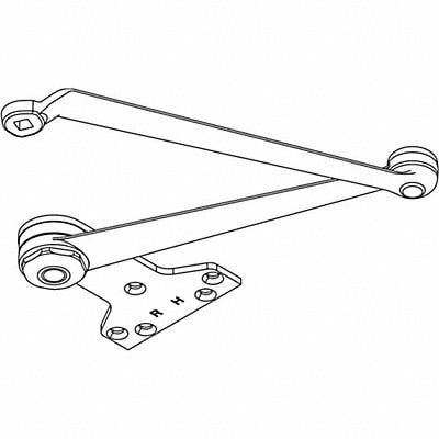 Hold Open Arm Slvr 11-1/4 in L LH MPN:4030-3049EDA LH AL