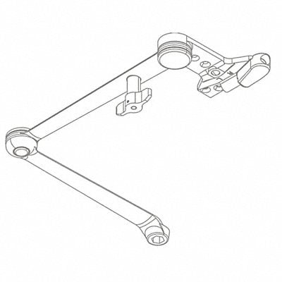 Hold Open Spring Cush Arm 14-1/16 in L MPN:4040XP-3049SCNS AL