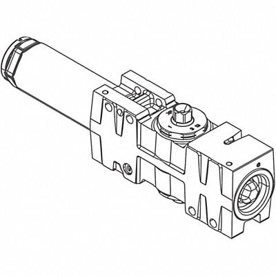 Standard Cylinder Assembly Slvr Alum MPN:4040XP-3071 AL