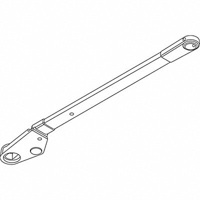 Swing Free Arm Alum 16-1/2 in L LH MPN:4310ME-3077SF LH AL