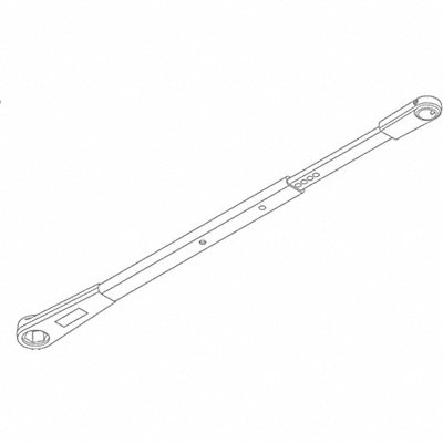 Standard Arm Silver Aluminum 13 in L MPN:4810-3077T AL