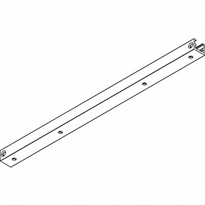 Standard Track Slvr Alum 23-5/8 in L MPN:6030-3038HB AL