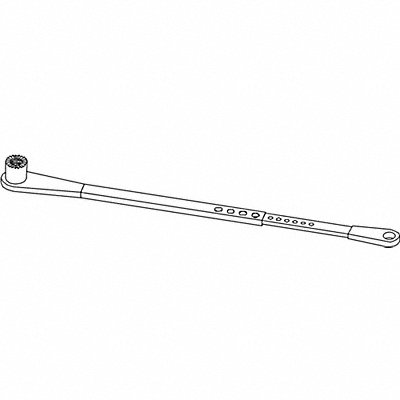 Standard Arm Slvr Alum 28-1/2 in L MPN:9130-3077T ANCLR