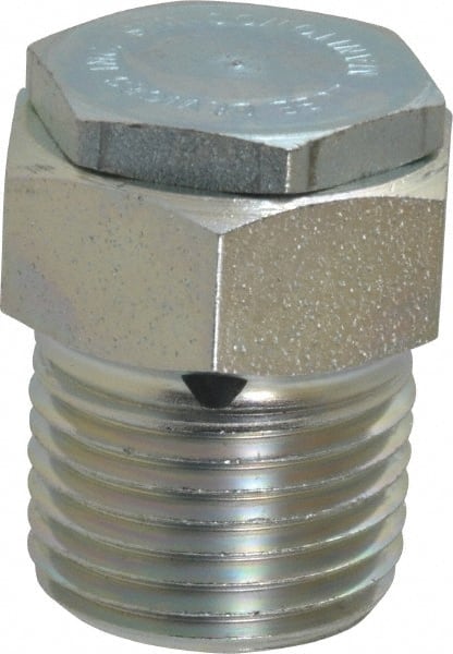 1/2 Thread, Steel, Zinc Plated, Filter Vent MPN:FV104-S