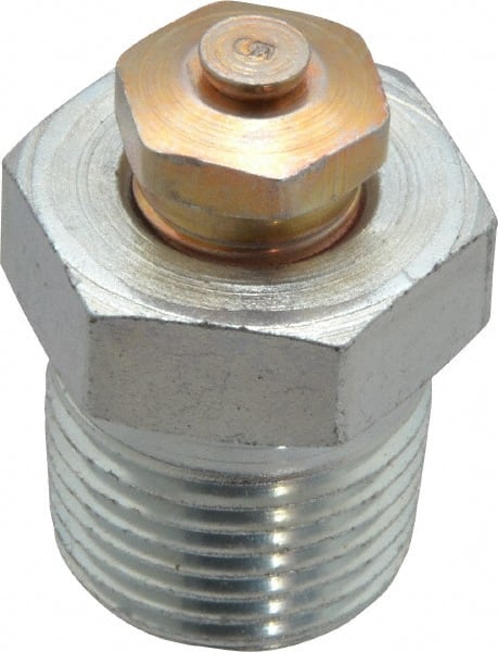 3/8-18 Thread, 1 to 5 psi Relief Pressure, Steel, Relief Vent MPN:PRV103-2