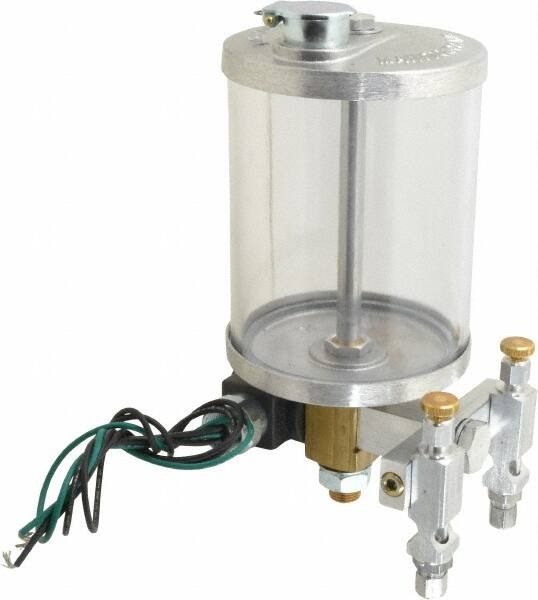 2 Outlets, Polymer Bowl, 0.95 L Electric-Adjustable Oil Reservoir MPN:REM154-02-26