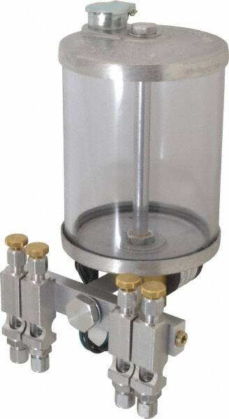 4 Outlets, Polymer Bowl, 0.95 L Electric-Adjustable Oil Reservoir MPN:REM154-04-26