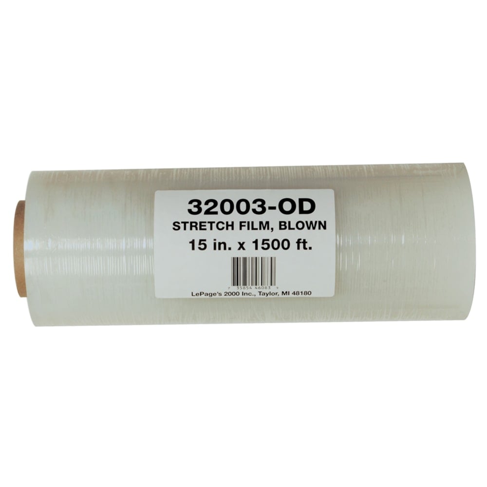 Office Depot Brand Blown Stretch Wrap Film, 15in x 1500ft (Min Order Qty 2) MPN:32003-OD