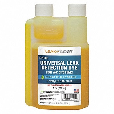 UV Leak Detection Dye 8 oz Size MPN:LF1008