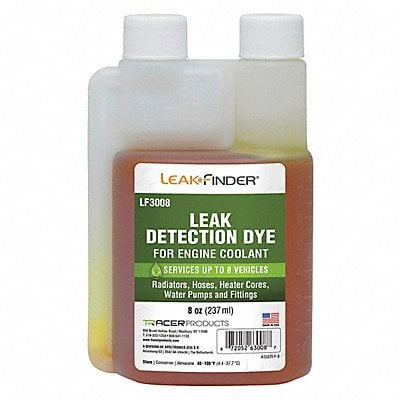 UV Leak Detection Dye 8 oz Size MPN:LF3008