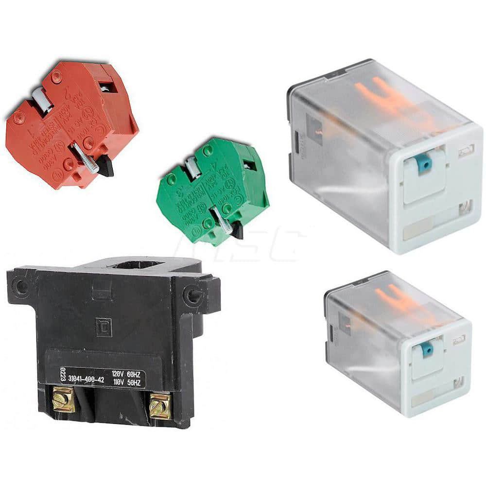 Electrical Training Systems, Type: Electrical Bugging , Includes: NEMA Motor Starter Coil, 2 Ice Cube Relays, 2 Contact Blocks  MPN:H BUG KIT-1718