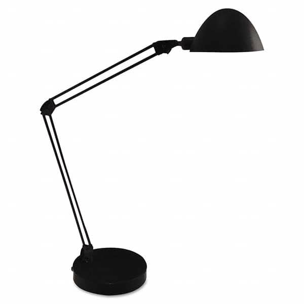 Task Light: LED, Swing Arm, Desk, Black MPN:LEDL9142BK