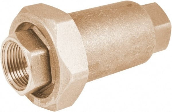 3/4 Thread, 150 psi WOG Rating, Brass Dual Check Backflow Preventer Valve MPN:115-104NL