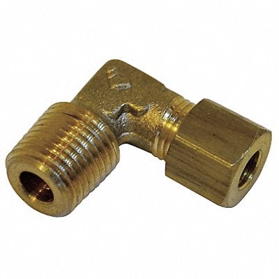 Elbow 90 Brass CompxMale BSPT 4mm PK10 MPN:0109 04 10