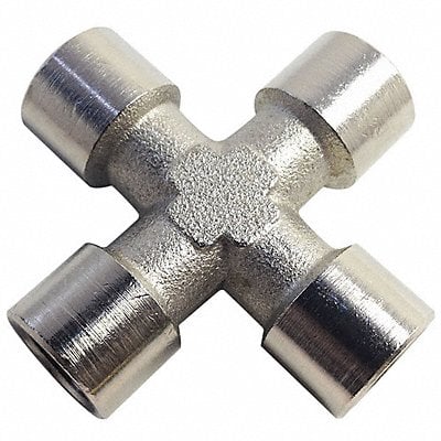 Female Cross Brass Pipe Fitting Threaded MPN:0908 00 21