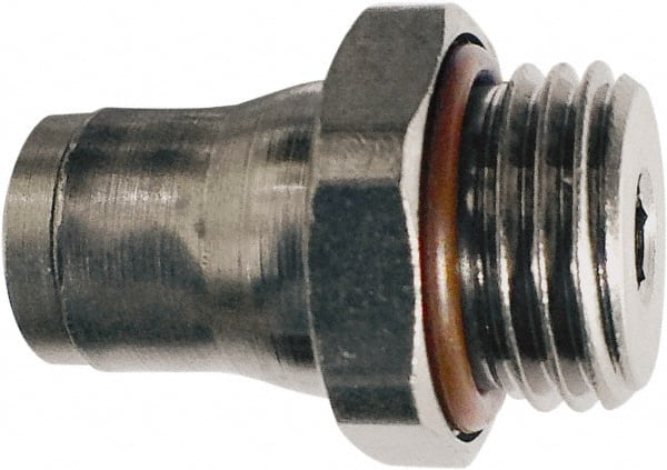 Push-To-Connect Tube to Metric Thread Tube Fitting: Male Connector, M10 x 1 Thread MPN:3601 06 60
