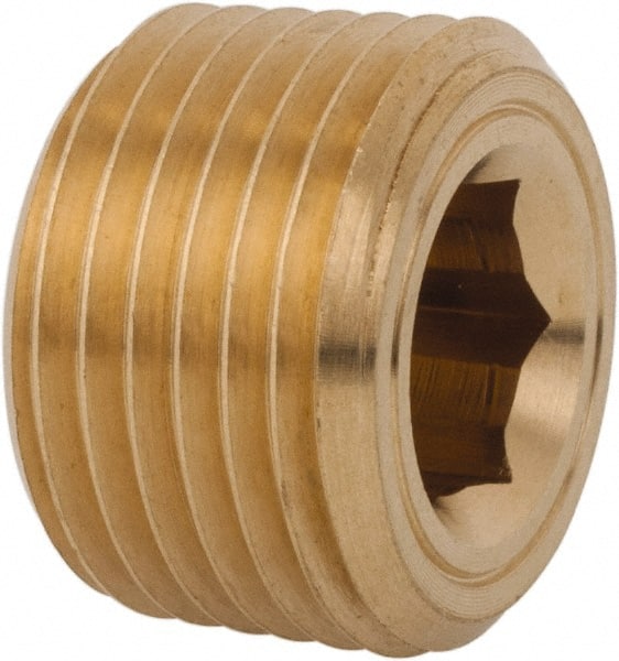 Industrial Pipe Hollow Hex Plug: 3/8