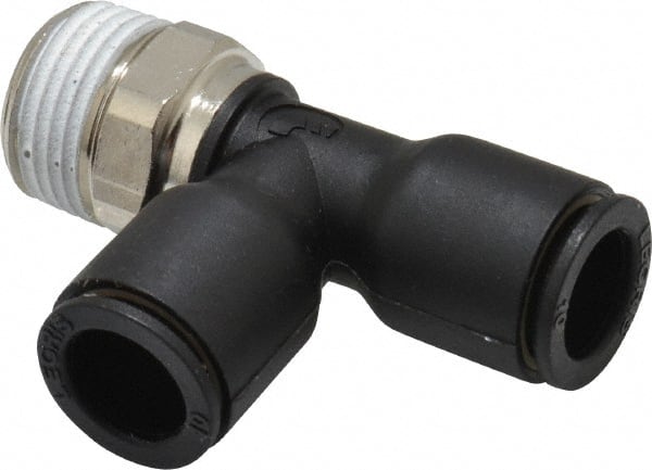 Push-To-Connect Tube Fitting: Male Run Tee, 3/8