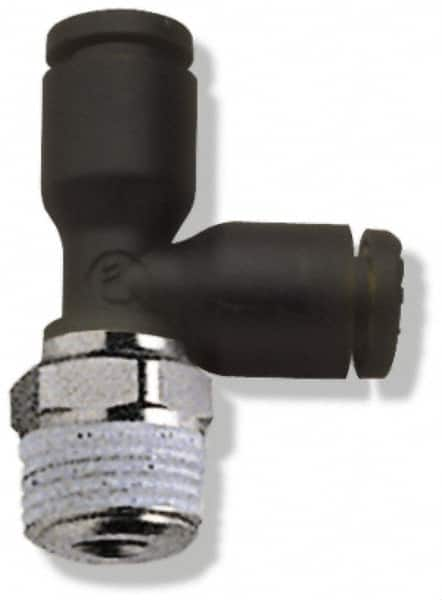 Push-To-Connect Tube Fitting: Male Run Tee, 1/2