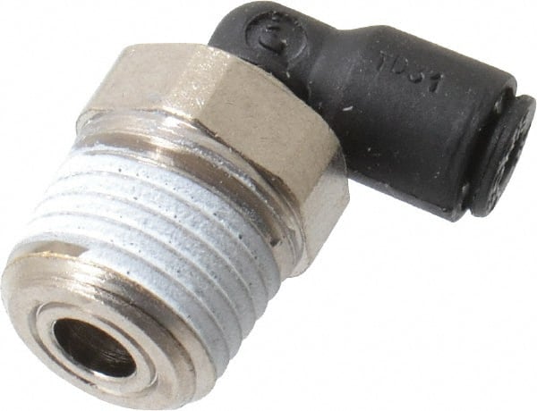 Push-To-Connect Tube Fitting: Male Elbow, 1/4