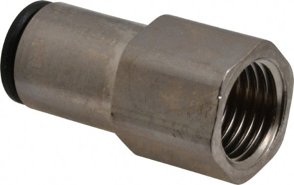 Push-To-Connect Tube Fitting: Connector, Straight, 1/4