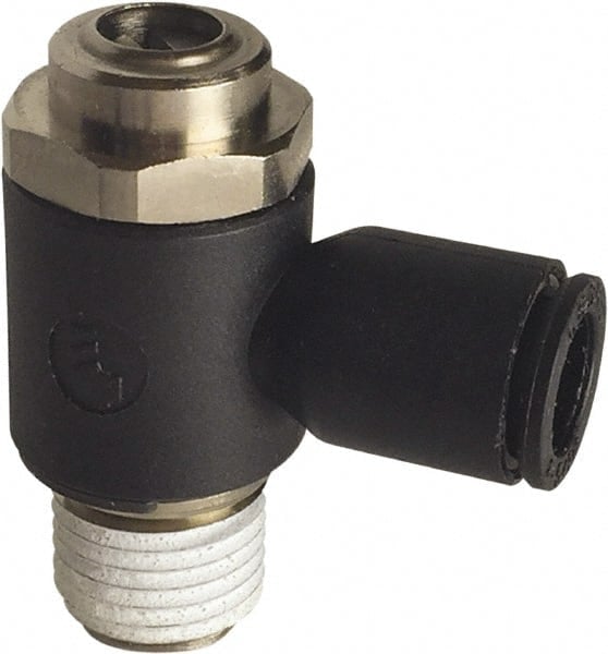 Air Flow Control Valve: Tube x NPT, 1/4