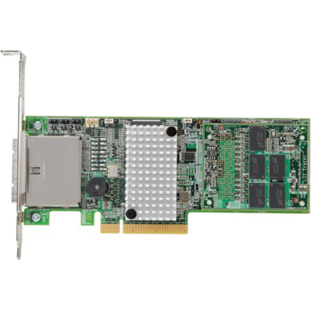 Lenovo ServeRAID M5120 SAS/SATA Controller for Lenovo System x - Serial ATA/600 - PCI Express 3.0 x8 - Plug-in Card - RAID Supported - 0, 1, 5, 10, 50, 6, 60 RAID Level - 2 x SFF-8088 - 2 Total SAS Port(s) - 2 SAS Port(s) External MPN:81Y4478