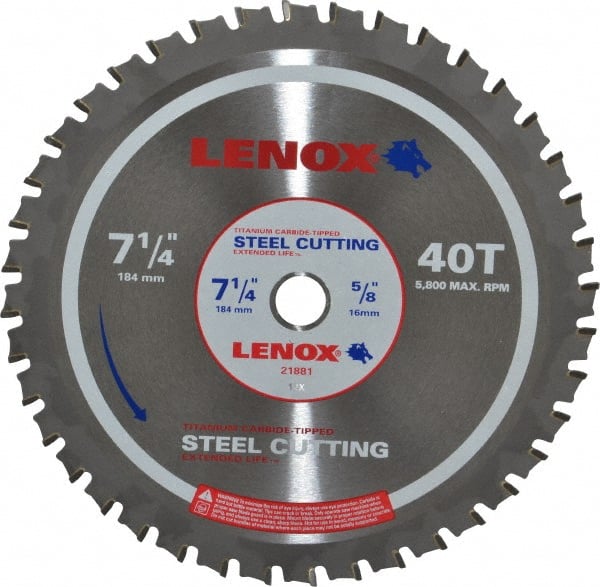 Wet & Dry Cut Saw Blade: 7-1/4