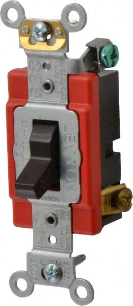 3 Pole, 120 to 277 VAC, 20 Amp, Industrial Grade Toggle Three Way Switch MPN:1223-2