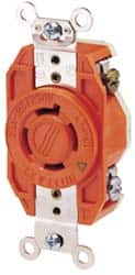 Straight Blade Single Receptacle: NEMA L6-20R, 20 Amps, Isolated Ground MPN:2320-IG