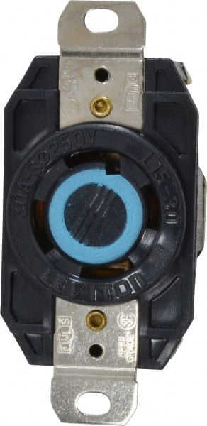 250 VAC, 30 Amp, L15-30R NEMA, Self Grounding Receptacle MPN:2720